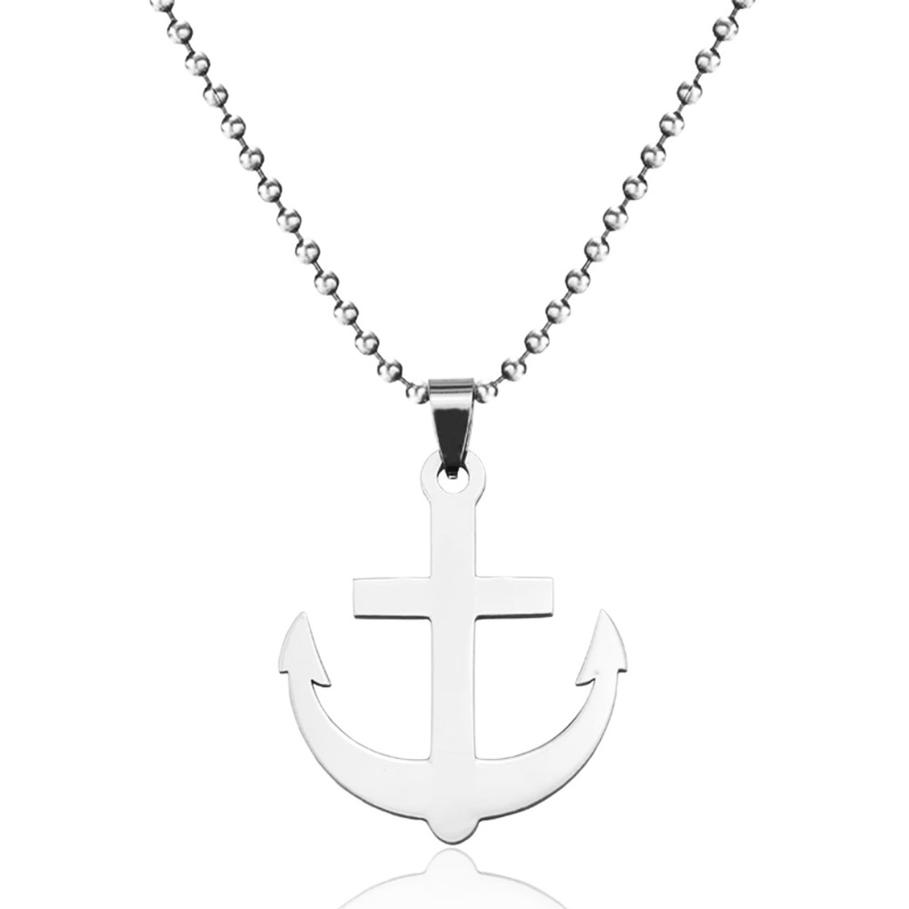 Necklace 316L Stainless Steel Anchor - Picture 2 of 4